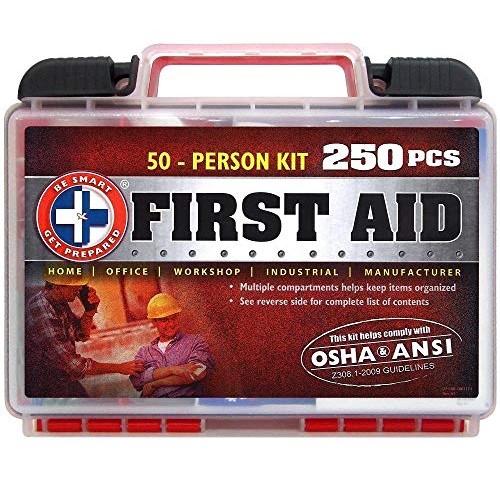 Be Smart Get Prepared First Aid Kit, 250 Piece Set 1 Count
