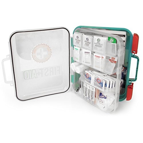 Be Smart Get Prepared First Aid Kit, Red, 326 Piece Set, 1 Count