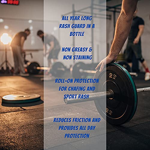 Beach Gladiator Anti Rash & Chafing Roll-On for Chub Rub, Sports Rash & Frict...