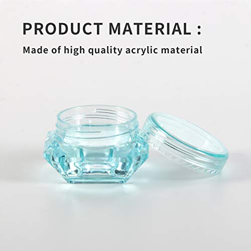 40 Pieces Cosmetic Containers, BEAHOT 5g/5ml Diamond Shape Empty Plastic Jars...