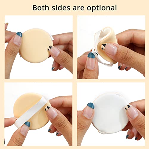 BEAKEY 12 Pcs Round Makeup Sponges with Air Cushion Powder Puff, Latex-free B...
