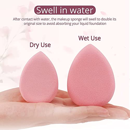 BEAKEY 2 Pcs Makeup Sponge Set, Foundation Blending Beauty Sponge, Flawless f...