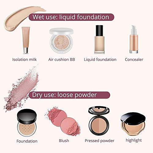 BEAKEY 2 Pcs Makeup Sponge Set, Foundation Blending Beauty Sponge, Flawless f...