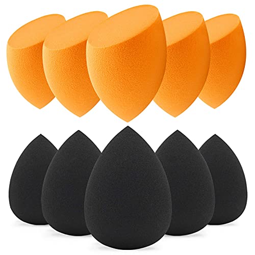 BEAKEY Makeup Sponge, 10 Pcs Latex-free and Vegan Beauty Sponge, Flawless for...