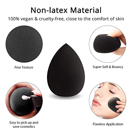 BEAKEY Makeup Sponge, Latex-free and Vegan Beauty Sponge, Flawless for Cream,...