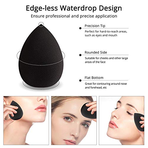 BEAKEY Makeup Sponge, Latex-free and Vegan Beauty Sponge, Flawless for Cream,...