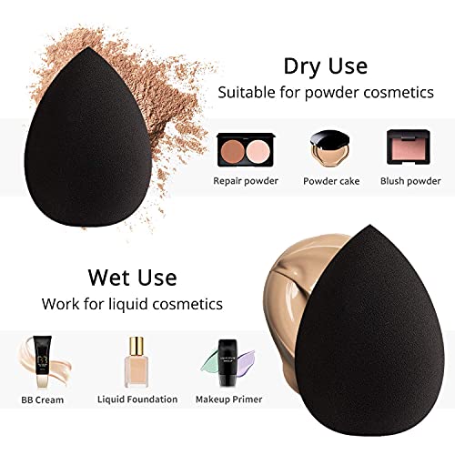 BEAKEY Makeup Sponge, Latex-free and Vegan Beauty Sponge, Flawless for Cream,...