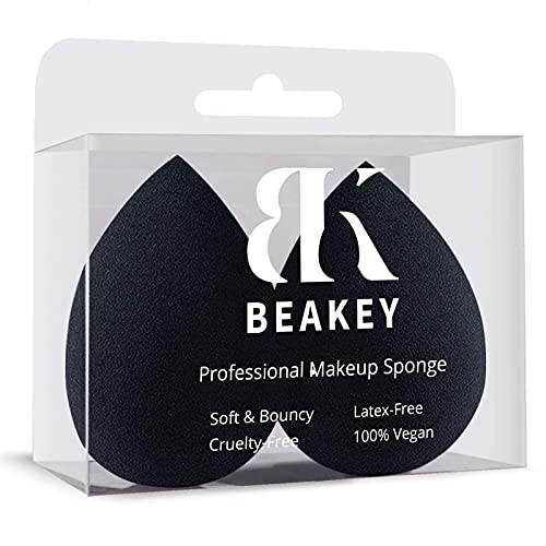 BEAKEY Makeup Sponge, Latex-free and Vegan Beauty Sponge, Flawless for Cream,...