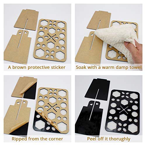 Makeup Brush Drying Rack, BEAKEY Collapsible Makeup Brush Holder, 28 Holes Ma...