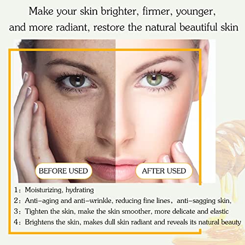 Retinol Collagen Cream with Hyaluronic Acid for Face Moisturizing and Anti Ag...