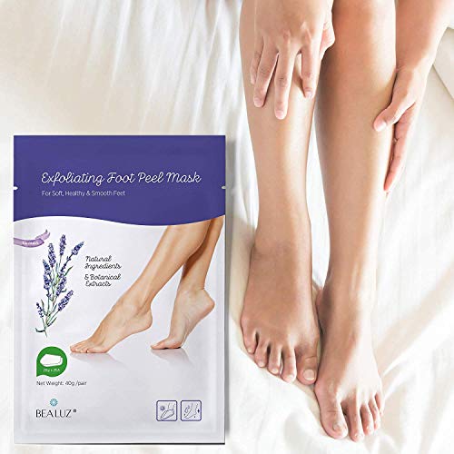 2 Pairs Foot Peel Mask Exfoliant for Soft Feet in 1-2 Weeks, Exfoliating Boot...