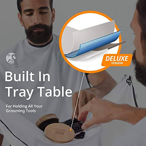 Beard King Beard Bib Apron for Men - Deluxe Cape As Seen on Shark Tank, Mens ...