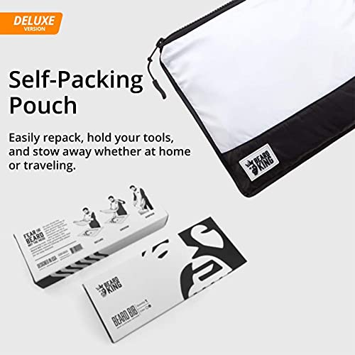 Beard King Beard Bib Apron for Men - Deluxe Cape As Seen on Shark Tank, Mens ...