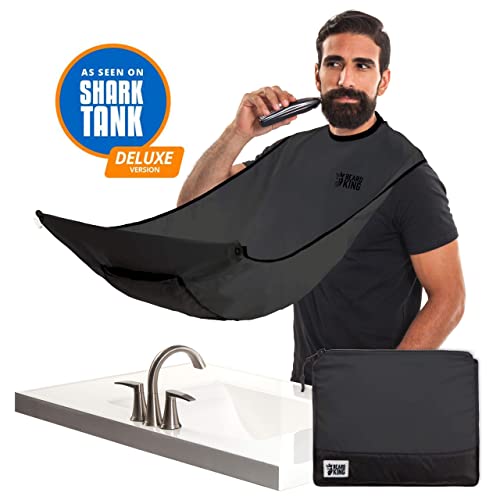 Beard King Beard Bib Apron for Men Deluxe Cape As Seen Shark Tank Men Hair Ca...