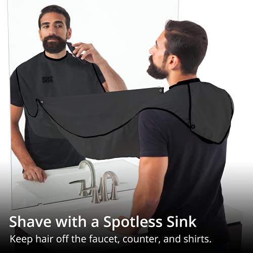 Beard King Beard Bib Hair Catcher - Lite Cape As Seen on Shark Tank, Mens Apr...