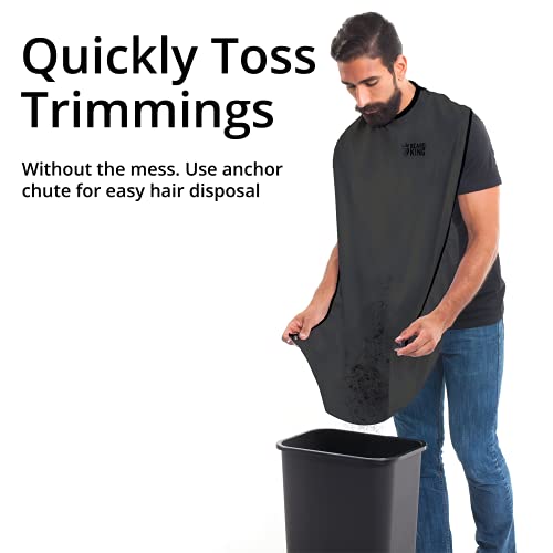 Beard King Beard Bib Hair Catcher - Lite Cape As Seen on Shark Tank, Mens Apr...