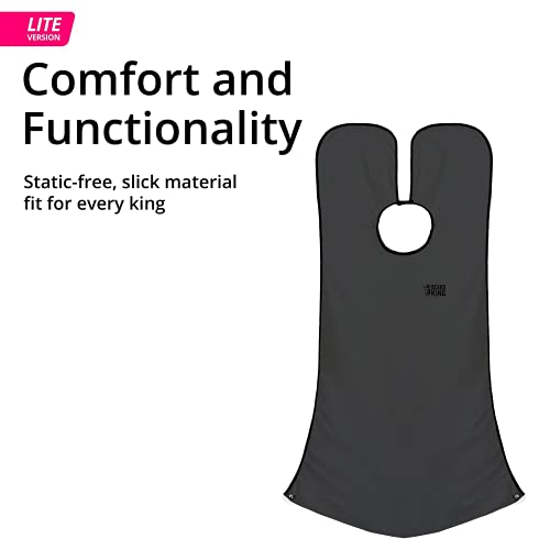 Beard King Beard Bib Hair Catcher - Lite Cape As Seen on Shark Tank, Mens Apr...