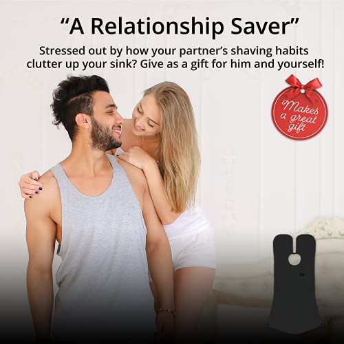 Beard King Beard Bib Hair Catcher - Lite Cape As Seen on Shark Tank, Mens Apr...