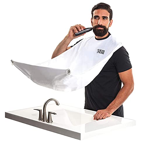 Beard King Beard Bib Hair Catcher - Lite Cape As Seen on Shark Tank, Mens Apr...