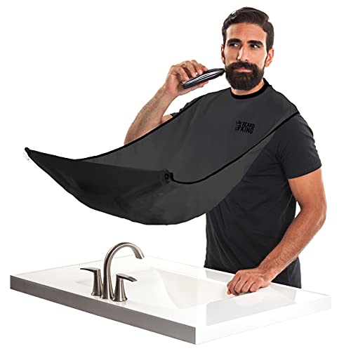 Beard King Beard Bib Hair Catcher - Lite Cape As Seen on Shark Tank, Mens Apr...