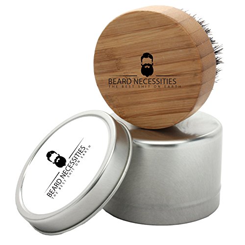 Beard Brush For Men By Beard Necessities - Made With Pure Boar Bristles and B...