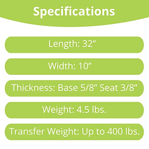 Beasy Premium Transfer Board - BeasyGlyder, Model 1300 (32 in.) - No-Lift Tra...