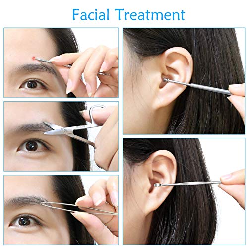 Manicure Set Pedicure Kit Nail Kit-19 in 1 Stainless Steel Manicure Kit, Prof...