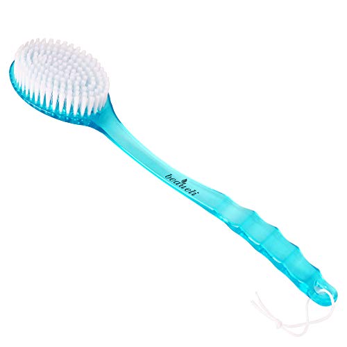Beaueli Bath Body Brush With Long Handle for Exfoliating Back Scrubber for Sh...