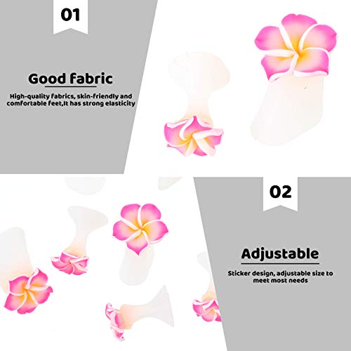 Beaupretty 32pcs Silicone Toe Separators Flower Toe Spacers Reusable Pedicure...