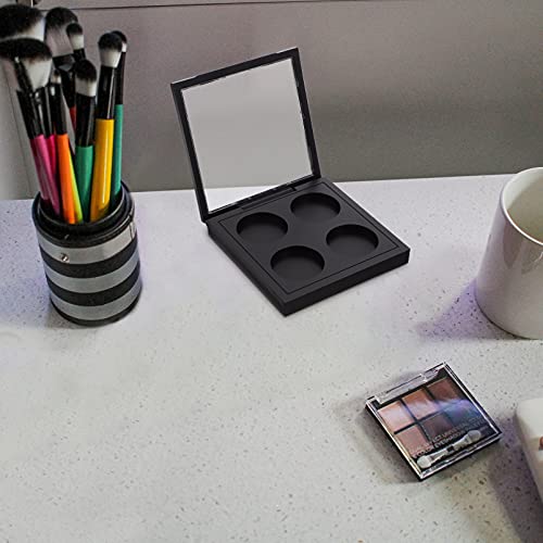 Beaupretty 5pcs Empty Magnetic Palette Makeup Containers Eyeshadow Plates wit...