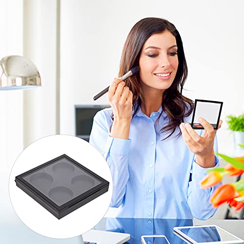 Beaupretty 5pcs Empty Magnetic Palette Makeup Containers Eyeshadow Plates wit...