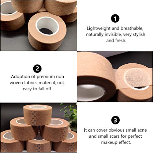 Beaupretty A2pcs Invisible Eyelid Tape Double Eyelid Tape Skin Color Non Wove...