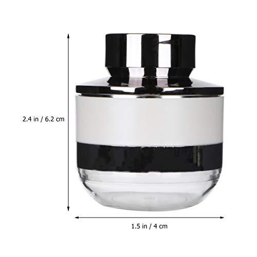 Beaupretty Empty Powder Case Plastic Loose Powder Compact Container with Spon...