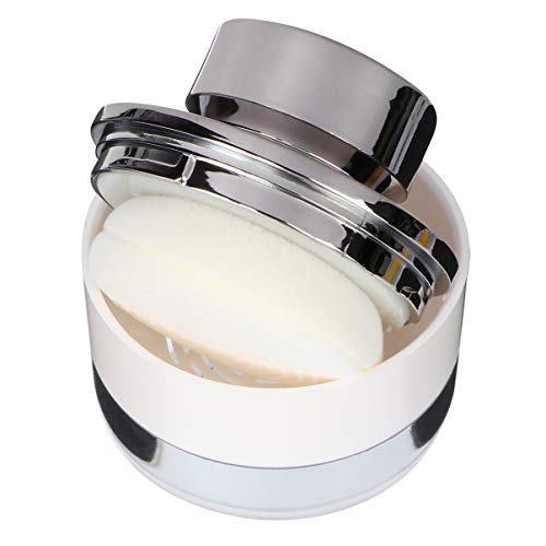 Beaupretty Empty Powder Case Plastic Loose Powder Compact Container with Spon...
