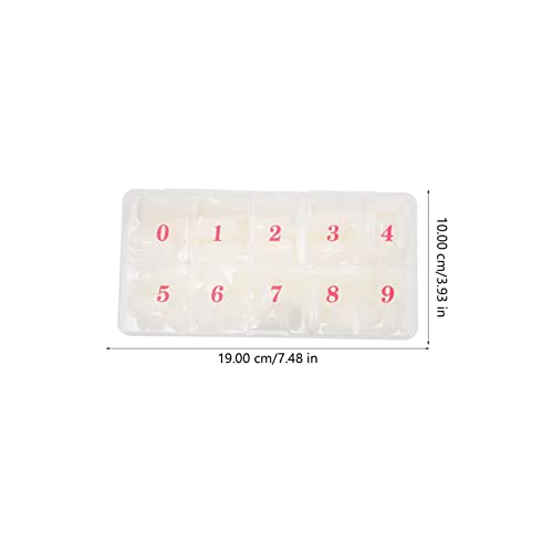 Beaupretty Full Cover Nails Fake Nails Square Shaped Acrylic Nails 500pcs Fal...