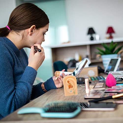 Simulation Human Ear Acupuncture Model: Left Ear Piercing Practicing Mold Ear...