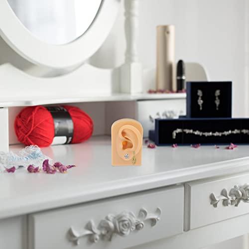 Simulation Human Ear Acupuncture Model: Left Ear Piercing Practicing Mold Ear...