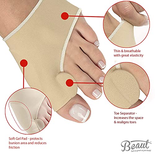 Bunion Corrector and Orthopedic Hallux Valgus Relief Splint Gel Bunion Pads S...