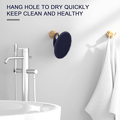 BEAUTAIL Silicone Body Scrubber Shower Bath Wash Brush Gentle Exfoliating Scr...