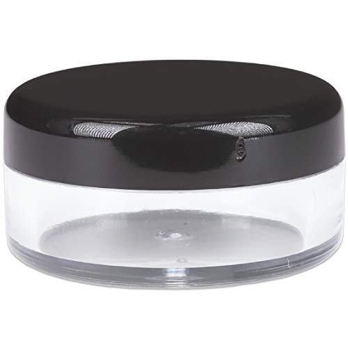 Beauticom 120 Pieces 5G/5ML Empty Clear Container Jars with MultiColor Lids f...