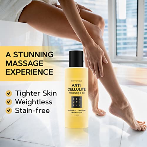 Anti Cellulite Massage Oil - 100% Natural Cellulite Remover Massage Oil with ...