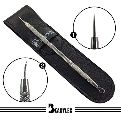 Lancet for Facial Milia Remover and Whitehead Extractor. Double Ended Angled ...