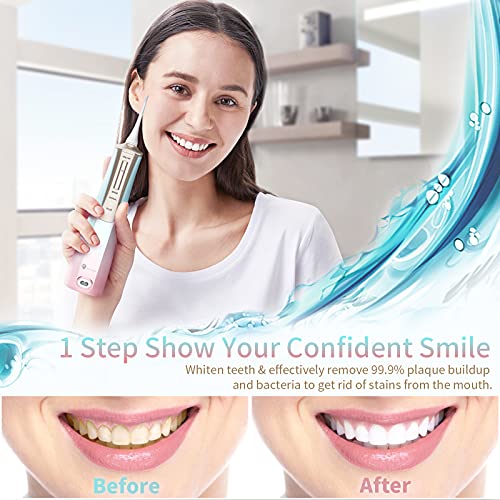 Cordless Water Flosser Rechargeable Oral Irrigator Portable for Teeth Dental ...