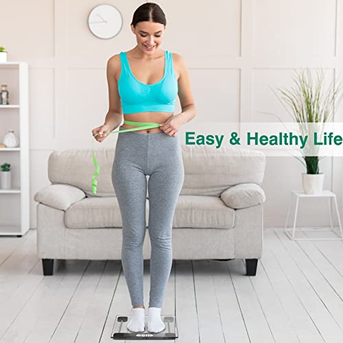 BEAUTURAL Digital Body Weight Bathroom Scale with Step-On Technology, Precisi...