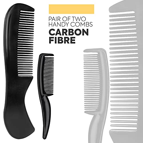 Beauty & Crafts- 5'' German Beard Mustache Scissor- 2 Mustache Combs For Faci...