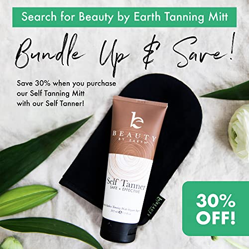 Beauty by Earth Self Tanner Tanning Lotion - Fair to Medium Fake Tan Self Tan...