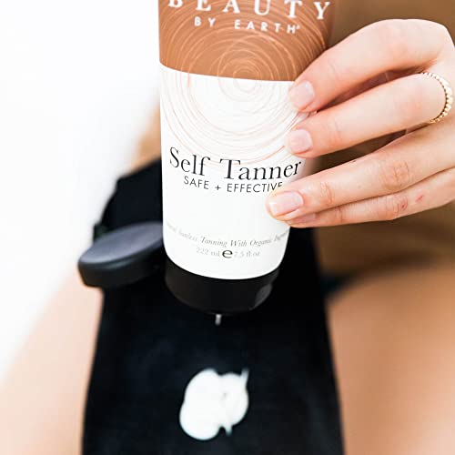 Beauty by Earth Self Tanner Tanning Lotion - Fair to Medium Fake Tan Self Tan...