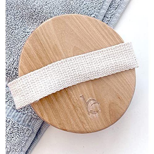 Dry Brushing Body Brush - Round Exfoliating Brush, Body Brush, Dry Brush for ...