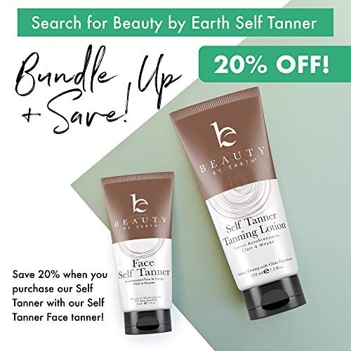 Face Self Tanner Tanning Lotion - Fair to Medium Self Tanning Lotion Fake Tan...