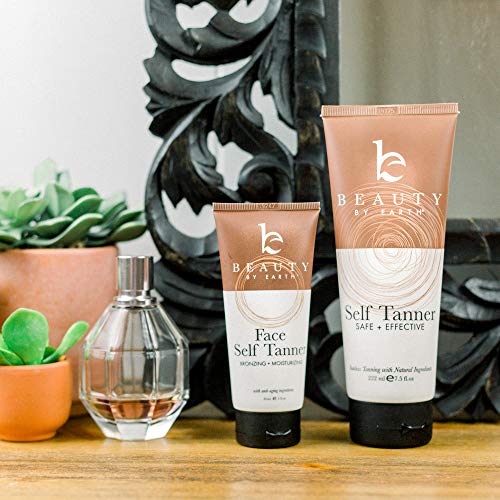 Face Self Tanner Tanning Lotion - Fair to Medium Self Tanning Lotion Fake Tan...